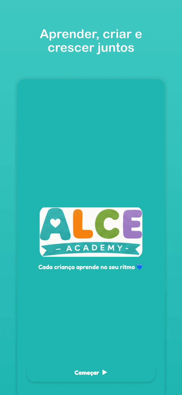 Tela de abertura com o Alce